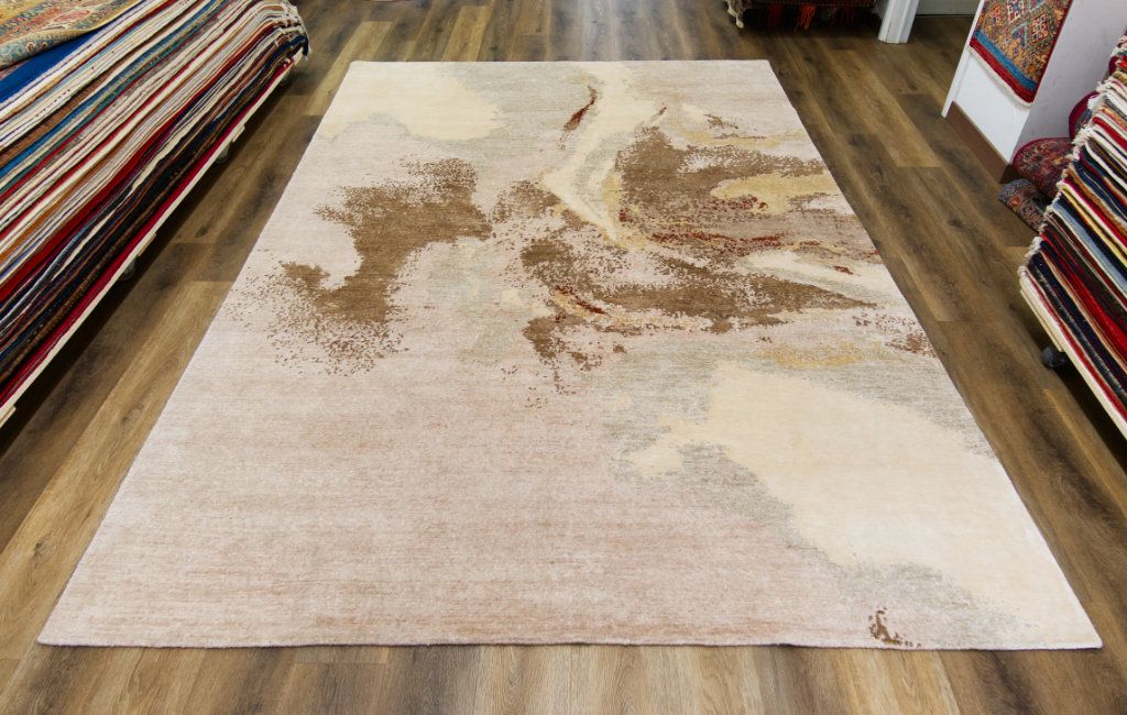 Tappeto Loft indiano - 300x209 cm - Misto cotone e bambu