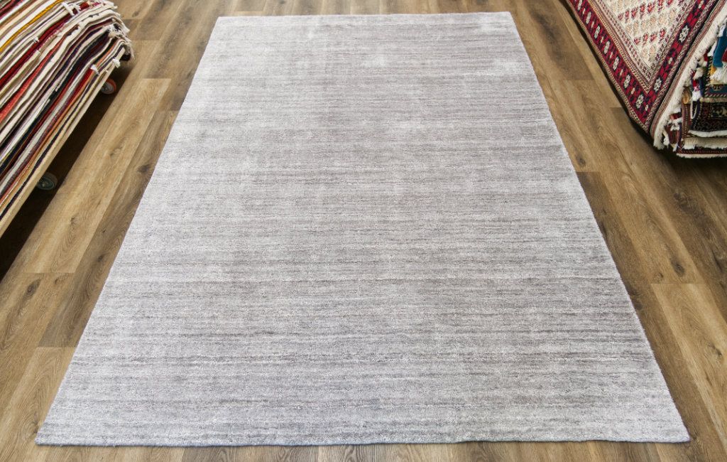 Tappeto Loom indiano - 242x172 cm - Misto seta cotone e bambu