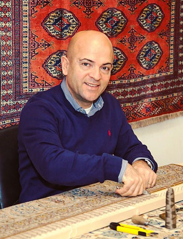 aghel babaei artigiano restauro tappeti